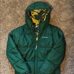 Boys Reversible Fleece Columbia Coat